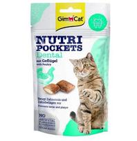GIMCAT Nutri pockets Dental Poultry - cat treats - 60g