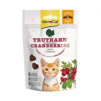 GIMCAT Crunchy Snacks Turkey with Cranberry – cat treat – 50g