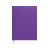 Darbo knyga - kalendorius 2027m. A5, violetinės spalvos