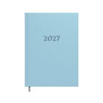 Darbo knyga - kalendorius 2027m. A5, šviesiai mėlynos spalvos