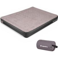 Dvivietis pripučiamas čiužinys inSPORTline Valkon Duo 192x151x22 cm su įmontuota elektrine pompa