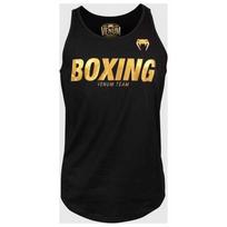 Marškinėliai be rankovių Venum Boxing VT, juoda/auksinė