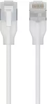 „Ubiquiti“ UACC-Cable-Patch-EL-C6A-0.3M-W tinklo kabelis, pusiau permatomas, baltas, 0,3 m, Cat6a