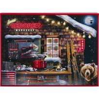 Gedore Advent Calendar 2025, tool set black/red, 51pcs 1/4";