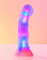 Love to Love Sugar Bomb silikoninis dildo su apšvietimu - Daugiaspalvis