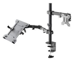 Goobay Monitor Mount with Laptop Arm Flex