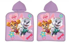 Paw Patrol paplūdimio rankšluostis pončas 50x100cm