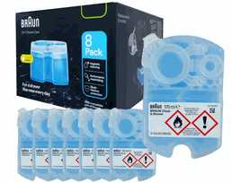 BRAUN CCR 8 - 8-Pack Cleaning Station Refill Cartridges (240963)