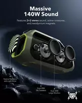 Bluetooth garsiakalbis Anker soundcore Boom 2 Plus žalias