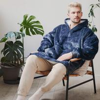 Šerpo megztinis pledas vyrams - Deep Ocean