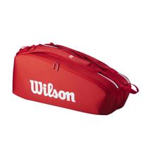 WILSON Super Tour Red 6PK Teniso krepšys