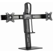 Gembird LCD monitorių reguliuojamas stovas MS-D2-01 aukščio reguliavimas 245-400 mm, VESA 100 x 100/75 x 75, juodas