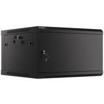Lanberg 19'' Rack Cabinet WF01-6606-00B, 6U, 600mm x 600mm, 60kg, IP20, atveriamos durys, nuimami šoniniai skydai