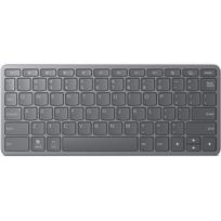 Lenovo Multi-Device klaviatūra ZG38C05820, Luna pilka, Bluetooth, USB-C, 3 įrenginių prijungimas, 12 spartųjų klavišų