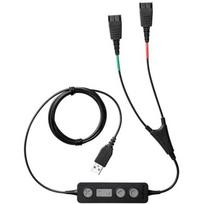 Jabra USB adapteris 265-09, juodas, kompiuteriui, telefonui, USB Type A Male, Quick Disconnect