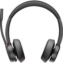Poly Voyager 4320 UC ausinės 77Y99AA, Bluetooth 5.1, USB-A, įkrovimo stotelė, 50m, 24h pokalbio, 47h muzikos
