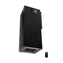 MAAN Ponza W 830 juodas gartraukis OPONW830LESW.S3CZ.MC.2L_EO, 310 m³/h, 60 dB, 41 kWh, 3 greičiai, LED, nuotolinis valdymas