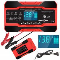 FreedConn RJ-C 121001A akumuliatoriaus įkroviklis, 12V/24V, 5/10A, 180W, 100-240V, LCD, 4 režimai, 150Ah