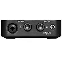 RODE AI-1 garso sąsaja, USB-C, 24 bit/96 kHz, 1 išankstinis stiprintuvas, 48V fantominis maitinimas, juoda
