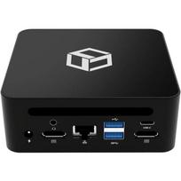 Qoobe Mini PC AP1215U QE-AP1215U-16GB/1TB, i3-1215U, 16GB DDR4, 1TB SSD, Win 11 Pro, Wi-Fi 6, BT 5.2, 2xHDMI, juoda