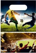 Popieriniai dovanų maišeliai „Futbolas „Kick It“, 8 vnt. pakuotėje