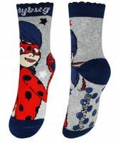 „Miraculous Ladybug“ vaikiškos storos neslystančios kojinės 31/34