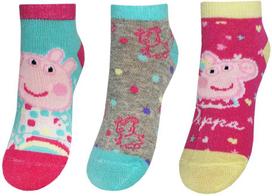 Peppa Pig vaikiškos kojinės iki kulkšnių 27/30