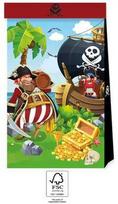 Piratų salos popieriniai maišeliai, 4 vnt., FSC