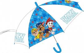 Vaikiškas permatomas pusiau automatinis skėtis „Paw Patrol“ √ò74 cm
