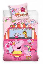 Peppa Pig festivalio patalynės užvalkalas 140–200 cm, 70–90 cm