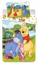 Disney Mikės Pūkuotuko vaikiška patalynė „Hundred Acre Wood“ 100x135 cm, 40x60 cm