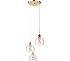 Liustra ant laido VIVE 3xE27/15W/230V auksinė