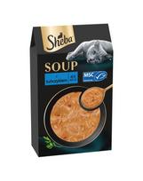 SHEBA Soup su tunu 4x40 g papildoma drėgna maistas katėms