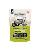 WIEJSKA ZAGRODA Duo Avienos ir šerno mėsos drėgnas šunų maistas, 500 g