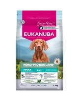 EUKANUBA Special Care Adult Mono-Protein Lamb 2,3 kg sausa maistas suaugusiems šunims, turintis šviežiai užšaldytą avieną