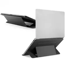 Spigen Slim Fold nešiojamojo kompiuterio stovas LD201-S7, juodas