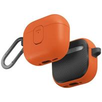 Uniq Clyde Lock dėklas AirPods 4 – oranžinis