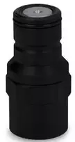Thermal Grizzly DeltaMate greito atjungimo kištukas (vyriškas) – F, juodas