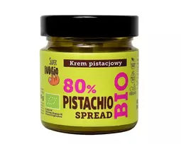 Ekologiškas pistacijų kremas 80 % su cukranendrių cukrumi, 190 g