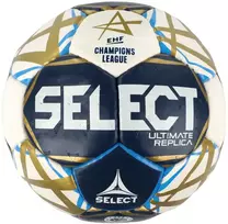 Rankinis kamuolys Select Ultimate Champions League Replica 3 v25 Official EHF II, baltos, tamsiai mėlynos ir auksinės spalvos, 13519/270061 (3)