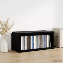 CD saugojimo stovas Juodojo ąžuolo 40 x 17 x 17 cm