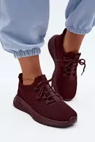 Bordo spalvos lengvi ir patogūs kokybiški sportiniai bateliai Big Star HI-POLY SYSTEM