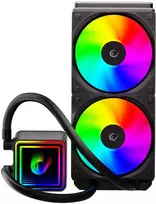 Rampage INFINITE V240 240MM ARGB vandens aušinimas, temperatūros matuoklis, juodas