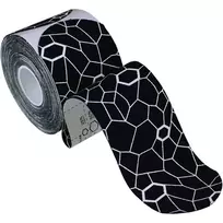 Thera-Band kineziologinis teipas, sukarpytas, juoda/balta
