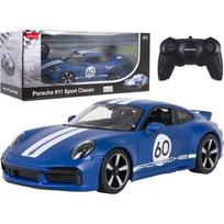 Nuotoliniu būdu valdomas automobilis 1:16 Porsche 911 Sport Classic mėlynas RASTAR