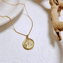 24K paauksuotas monetos karoliai (8840864) white
