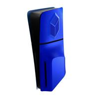 B03B-Priekiniai skydeliai PS5 Slim diskinės versijos konsolės dangtelis priekinis skydelis aušinimo angos šoninis skydelis apvalkalas žaidimų priedai mėlyna
