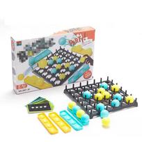 Board Games ideal for Kids Bounce Off Game Jumping Ball Table Family & Party Desktop Bouncing Plaything Present gray