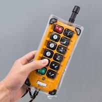 PVC apsauginis dangtelis dulkių maišelis, skirtas F21-E1B F23 pramoniniam belaidžiam nuotolinio valdymo pultui, skaidrus apsauginis dangtelis A orange