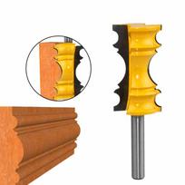 1pc Large Elaborate Chair Rail Molding Router Bit - 1/2  Shank Line Knife Tenon Cutter for Woodworking Tools 1/2